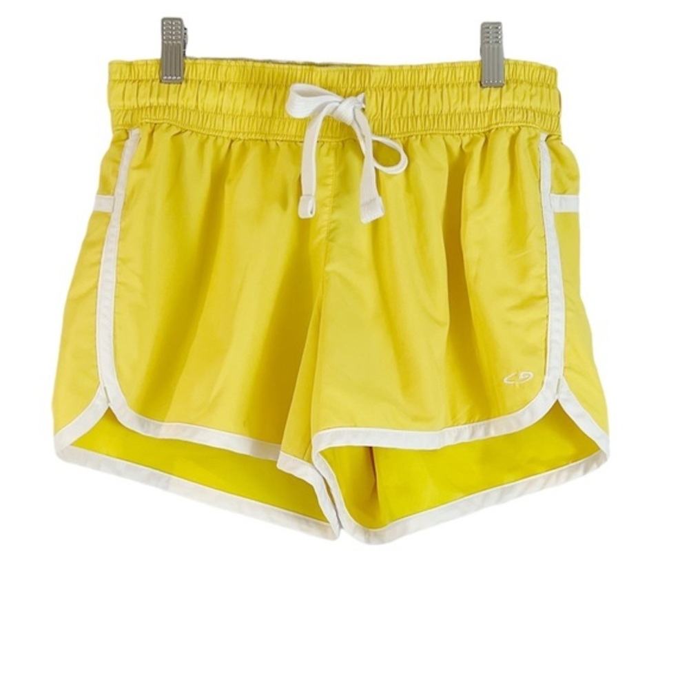 Champion C9 yellow running shorts